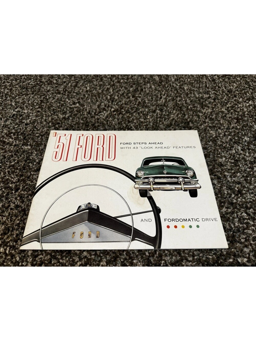 1951 Ford 32-page Deluxe Color Sales Catalog